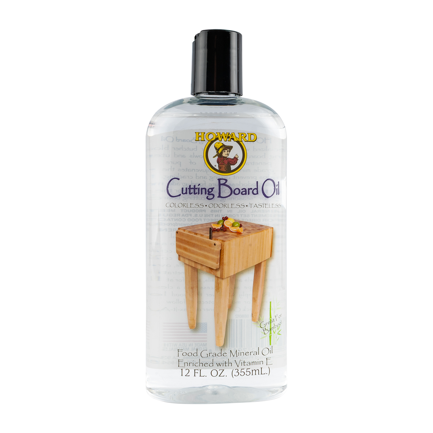Howard Butcher Block & Cutting Board Oil 355 Ml