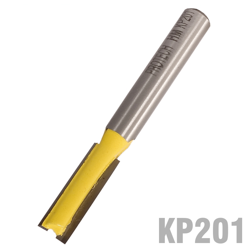 Straight Bit 1/4' (6.35mm) X 3/4'(19mm) Two Flute 1/4' Shank