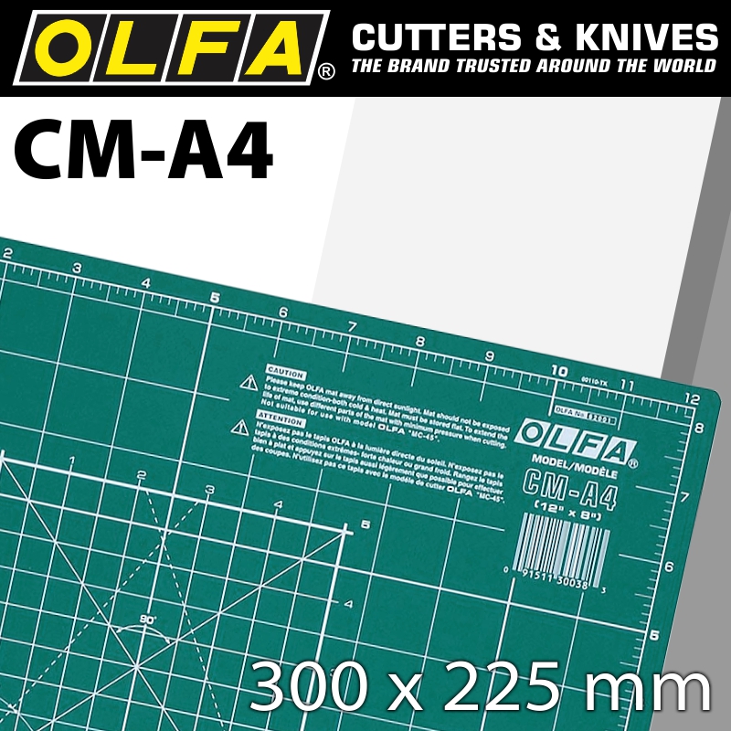 Olfa Cutting Mat 225 X 300mm A4 Craft Multi-purpose