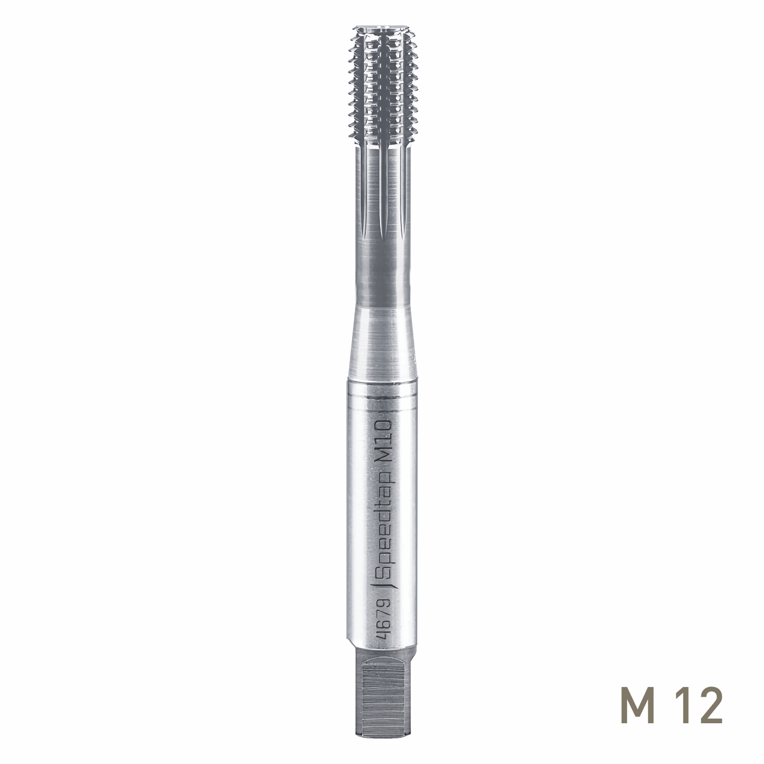 Maykestag HSS-E Co8 Speedtap Universal M12 Rolling Tap With Oil Grooves TiCN 6HX