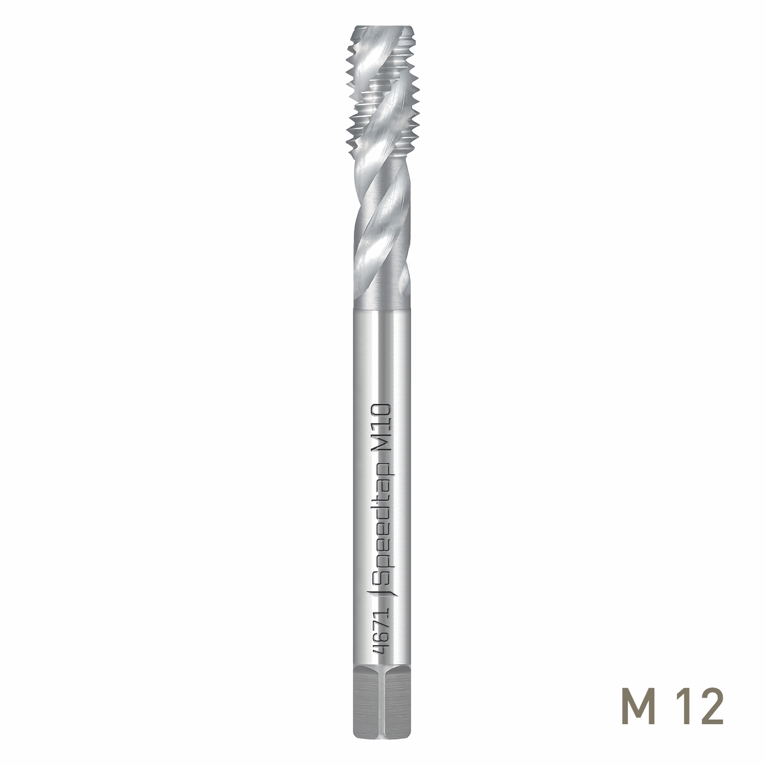 Maykestag Speedtap Universal HSSE-V3 Machine Tap M12 Spiral Fluted DIN 376