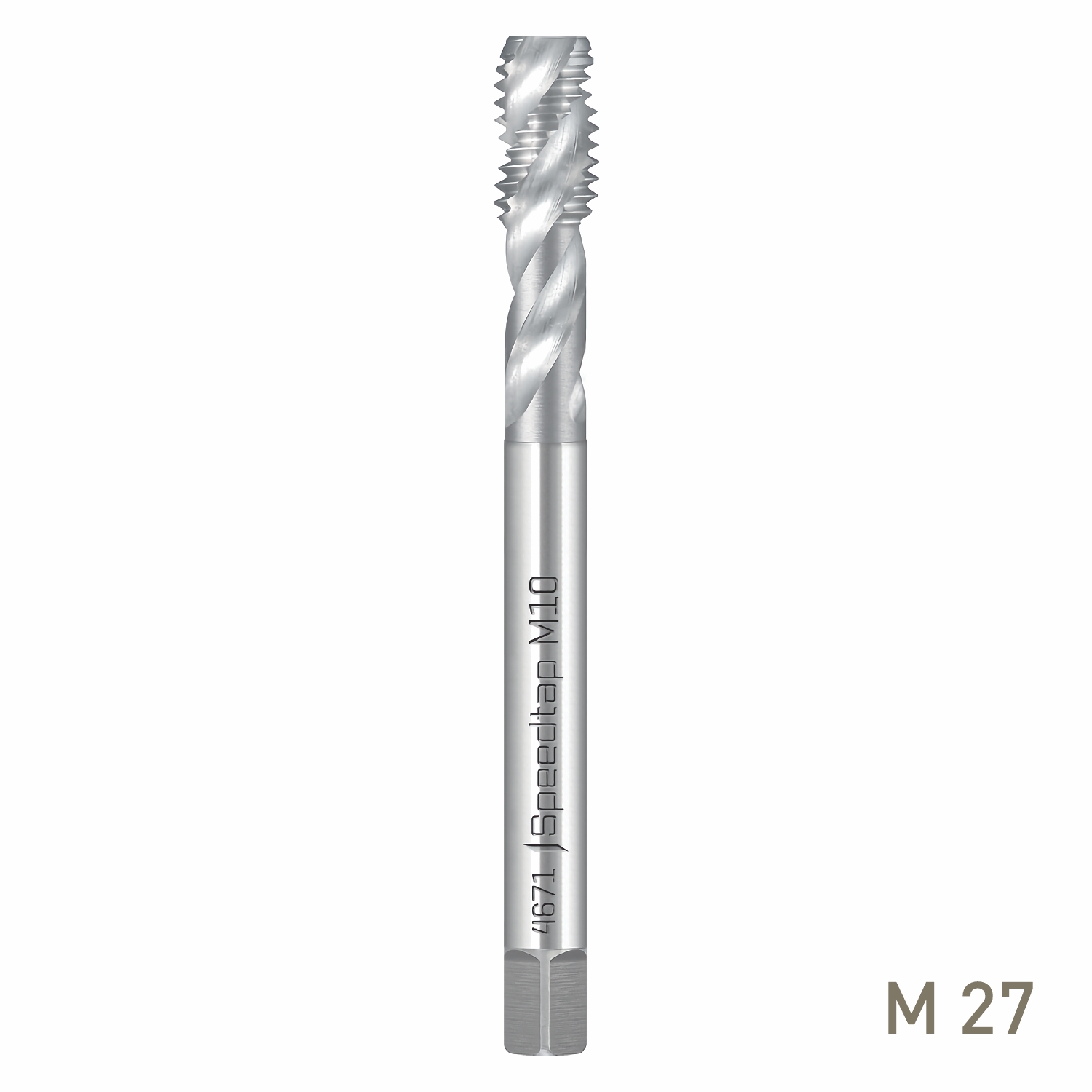 Maykestag Speedtap Universal HSSE-V3 Machine Tap M27 Spiral Fluted DIN 376