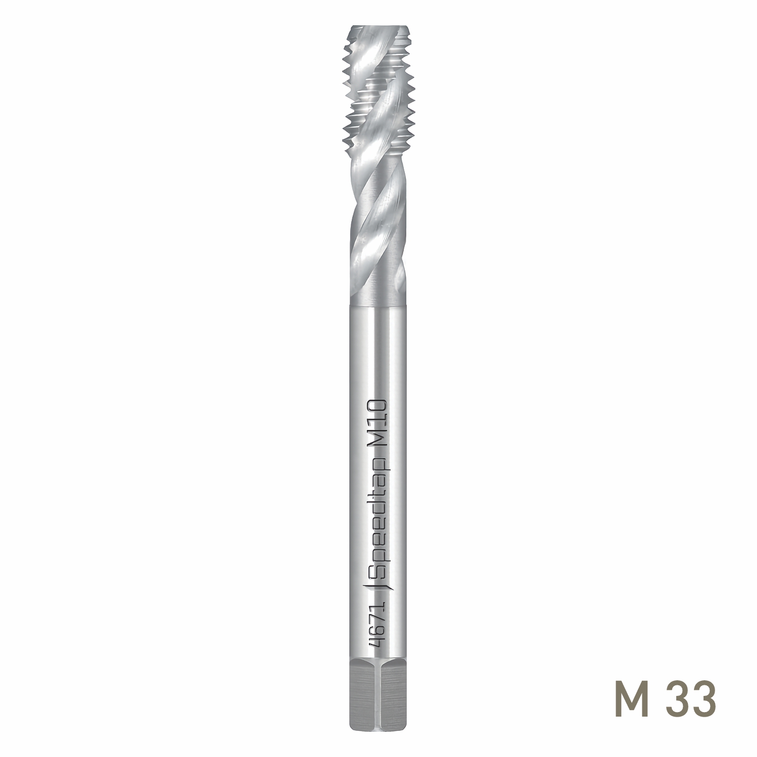 Maykestag Speedtap Universal HSSE-V3 Machine Tap M33 Spiral Fluted DIN 376