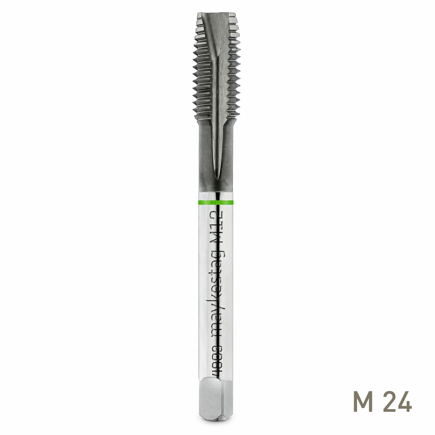 Maykestag HSS-Co5 Machine Tap M24 x 3 Straight Fluted DIN 376 Code 4803