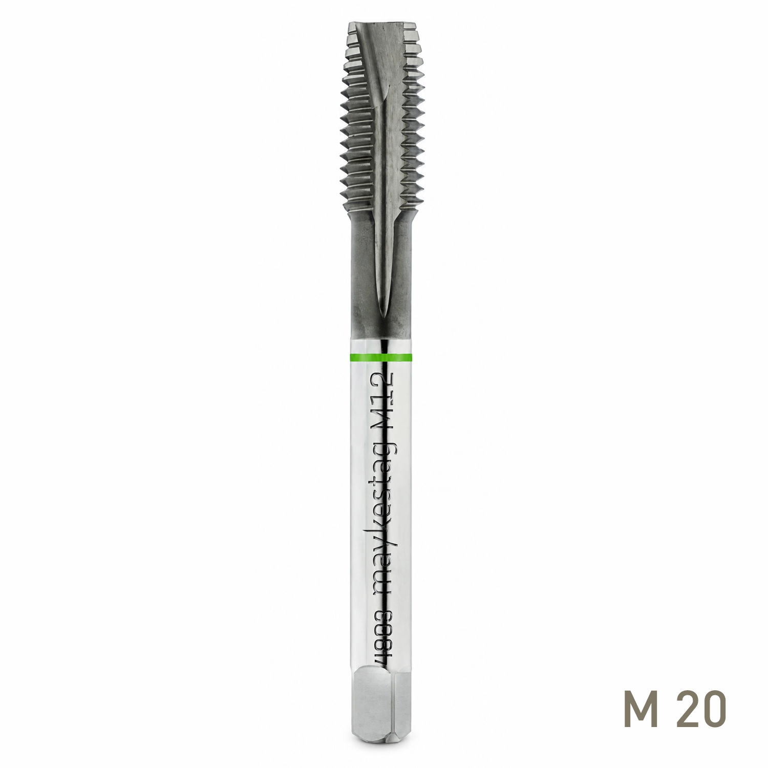 Maykestag HSS-Co5 Machine Tap M20 x 2 Straight Fluted DIN 376 Code 4803