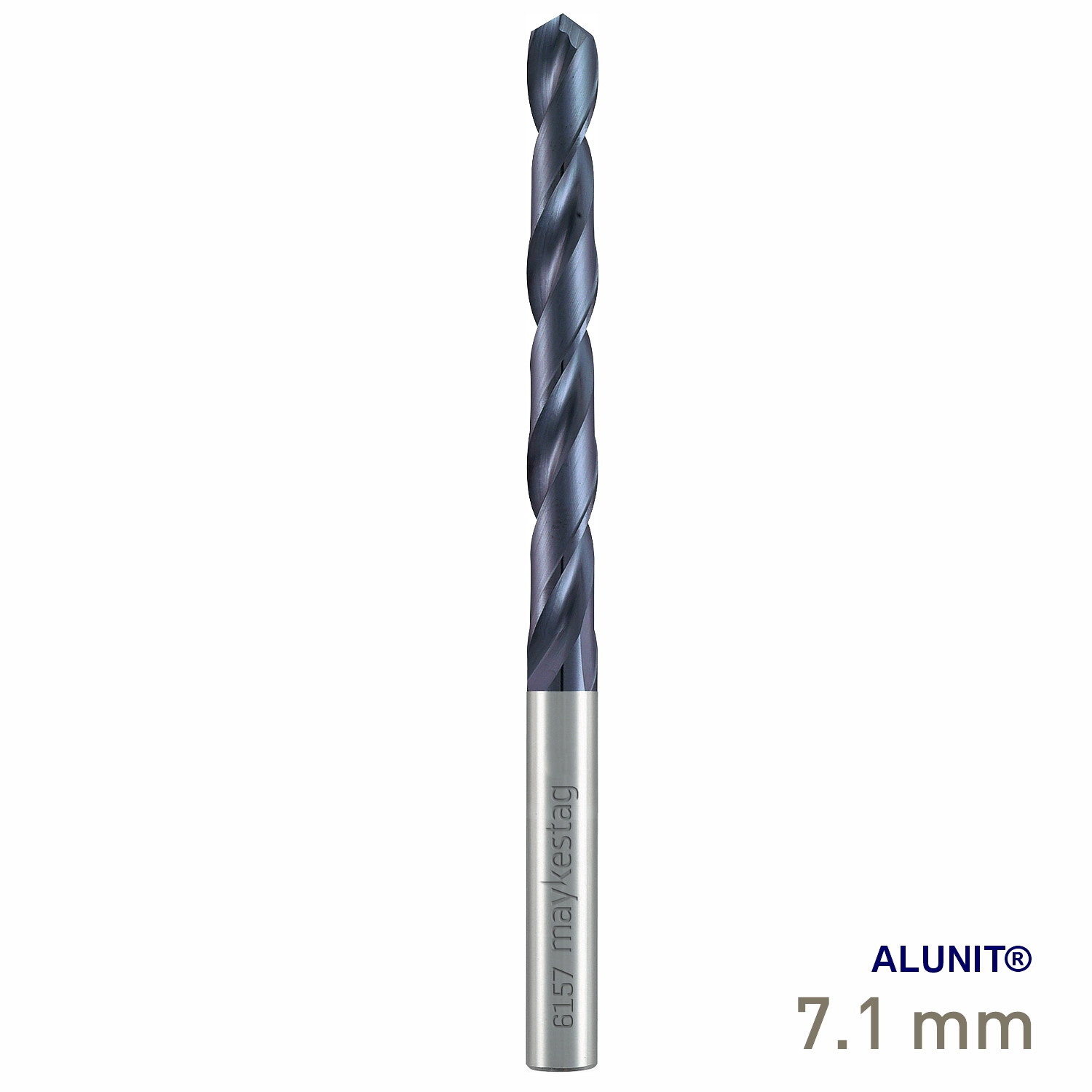 Maykestag Solid Carbide Drill DIN 338 N ALUNIT® 7.10mm