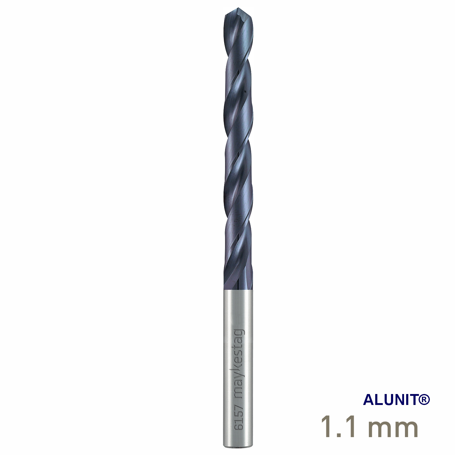 Maykestag solid carbide drill DIN 338 N ALUNIT® 1.10mm