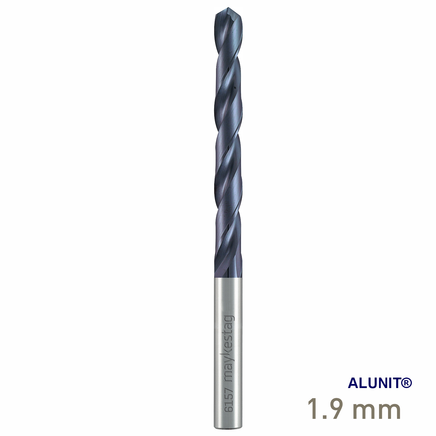 Maykestag Solid Carbide Drill DIN 338 N ALUNIT® 1.90mm