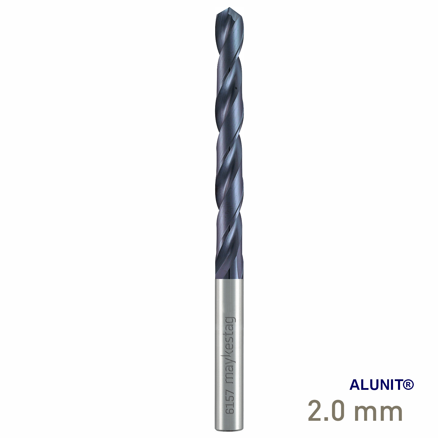 Maykestag Solid Carbide Drill DIN 338 N ALUNIT® 2.00mm