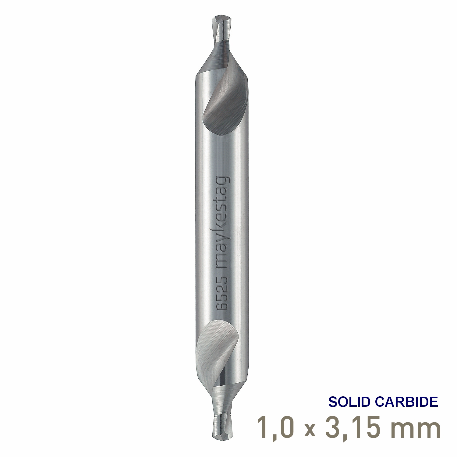 Maykestag VHM Solid Carbide Centre Drill 1mm DIN 333 A