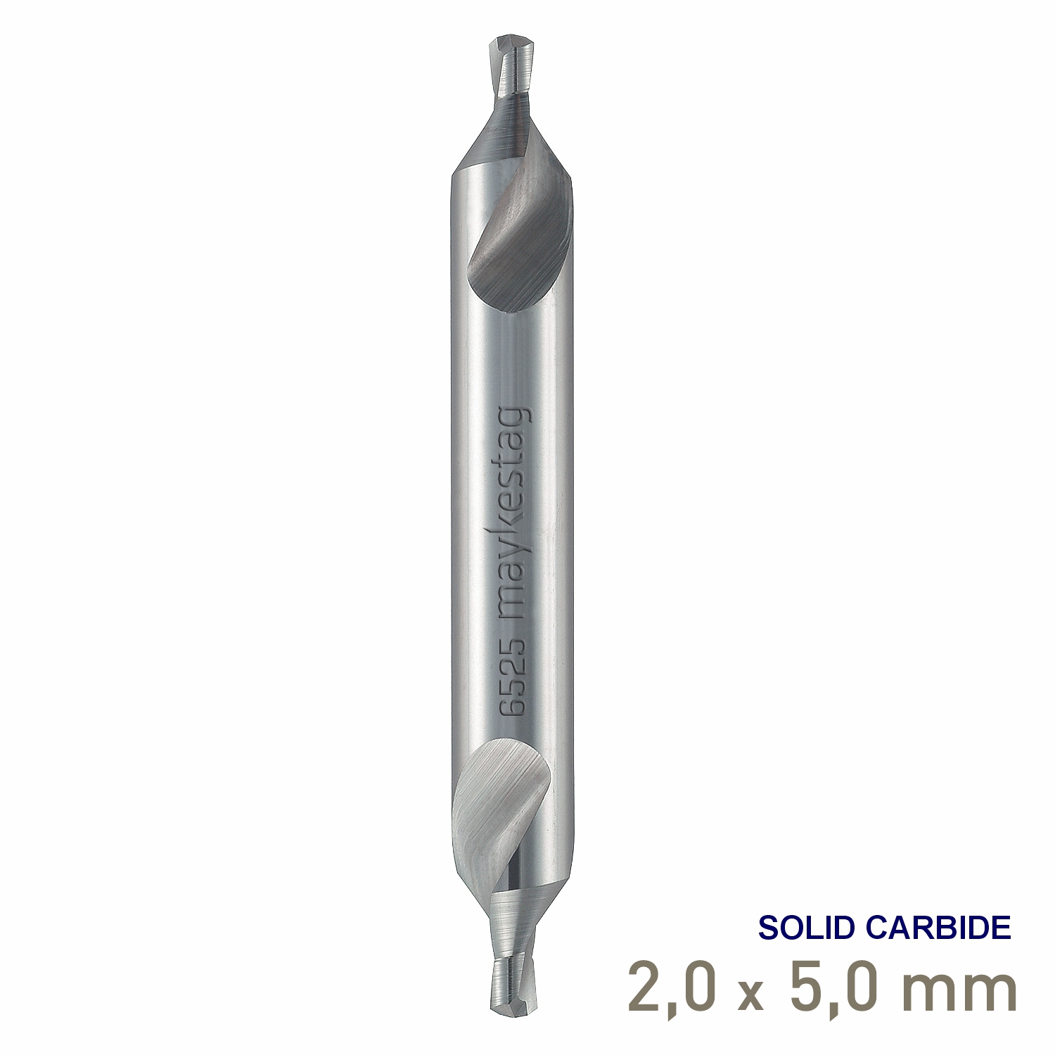 Maykestag VHM Solid Carbide Centre Drill 2mm DIN 333 A