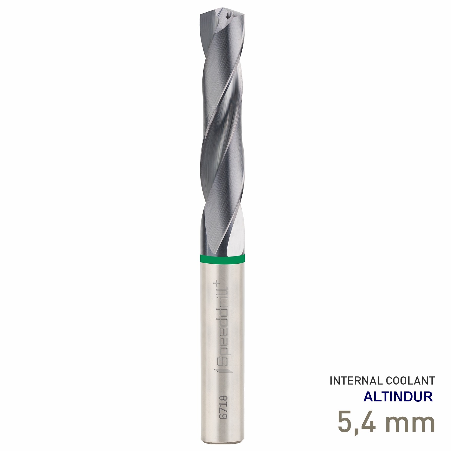 Maykestag Speeddrill+ Universal Solid Carbide Drill Bit 5.4mm 3xD ALTINDUR