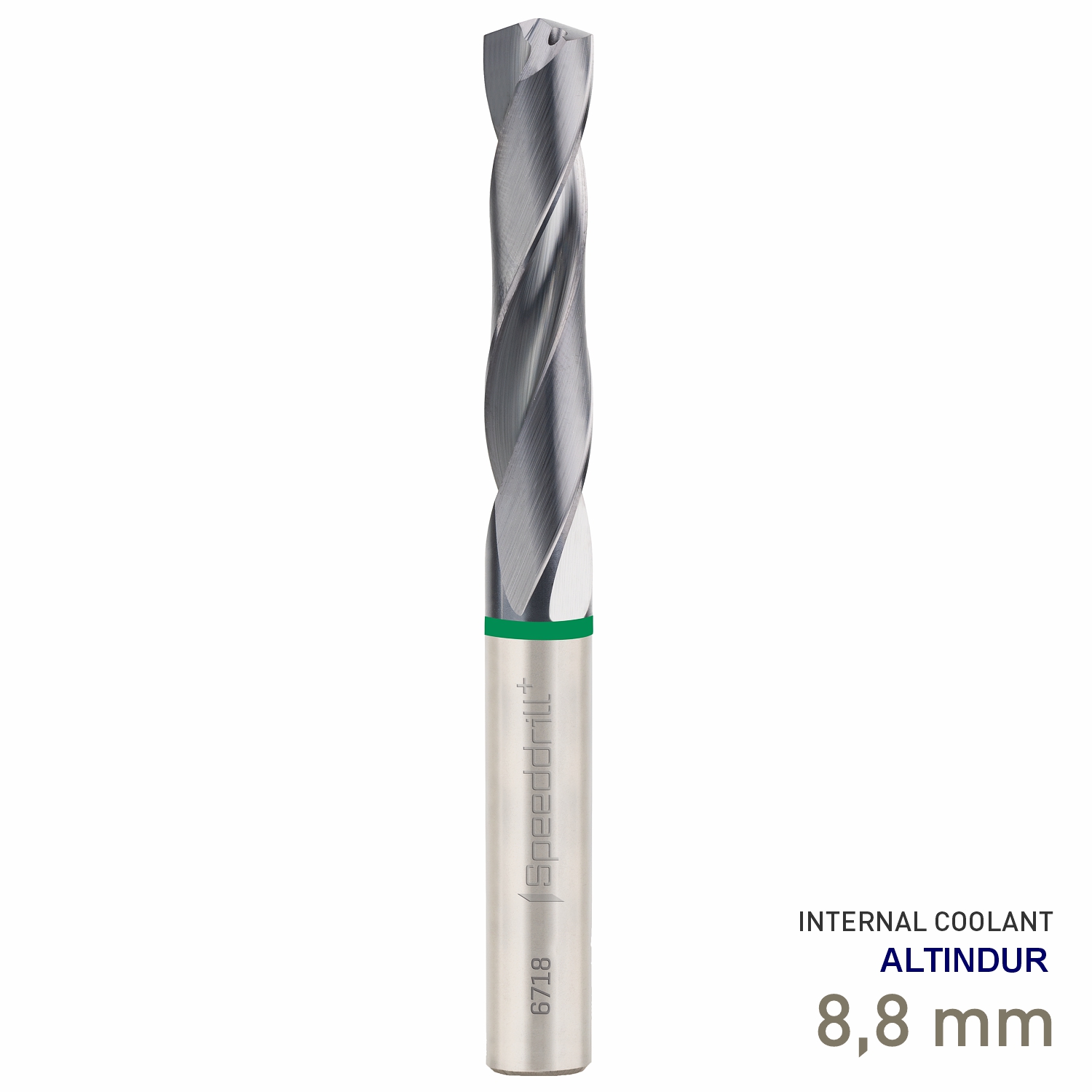 Maykestag Speeddrill+ Universal Solid Carbide Drill Bit 8.8mm 3xD ALTINDUR