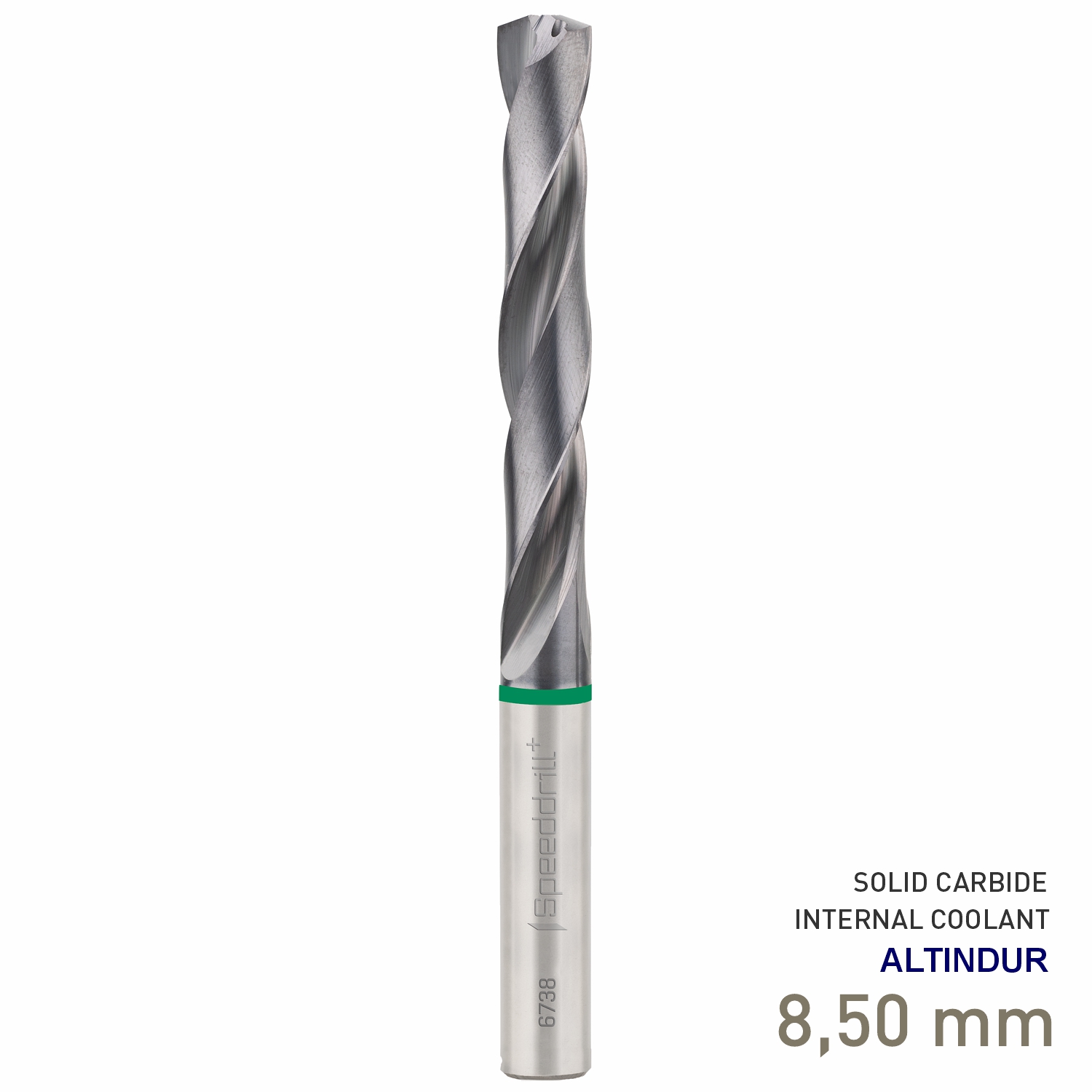 Speeddrill+ Uni 8.5 Din 6537l Intc 5xd Din 6535-ha Shank Altindur