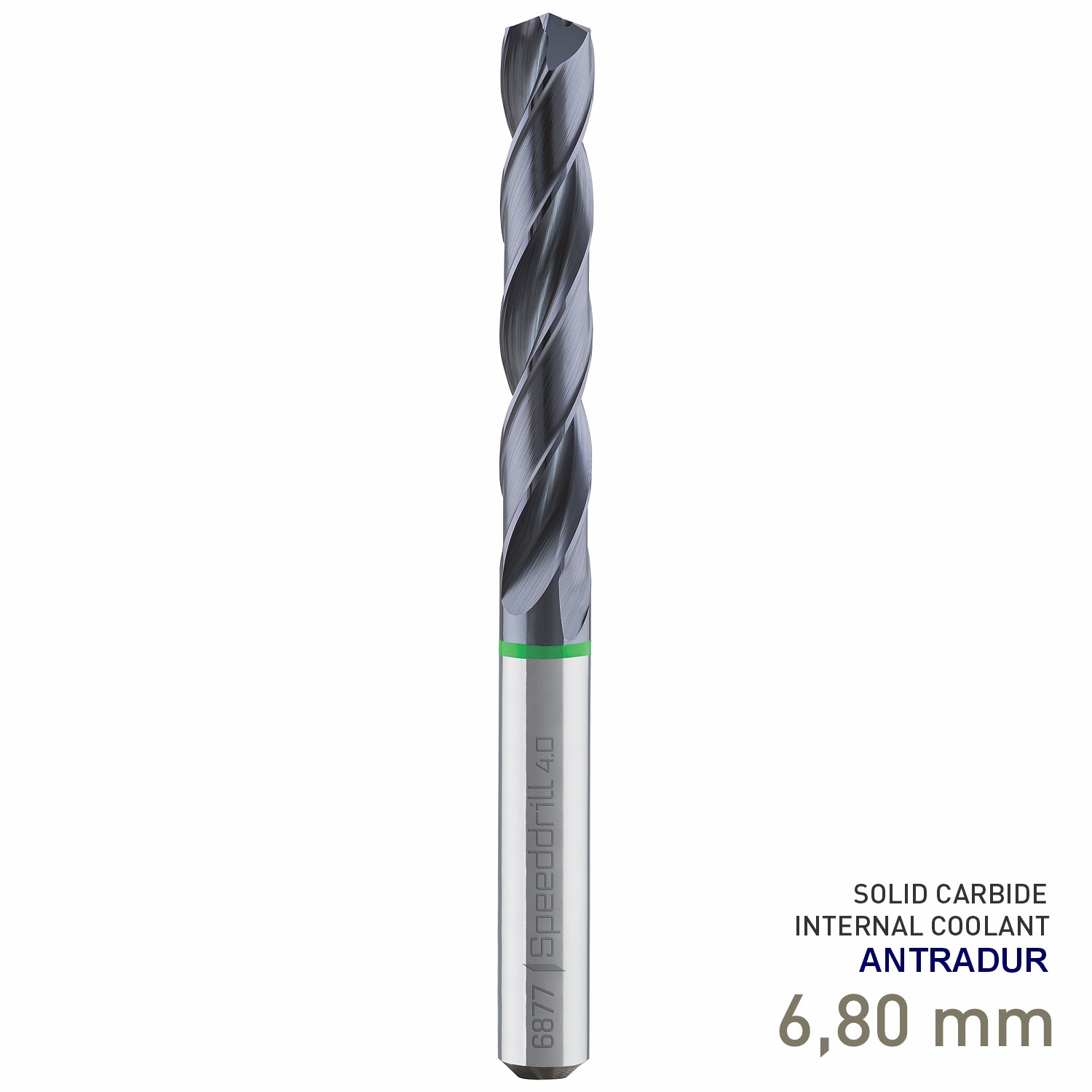 Maykestag Speeddrill 4.0 Universal Solid Carbide Drill 6.8mm 5xD ANTRADUR