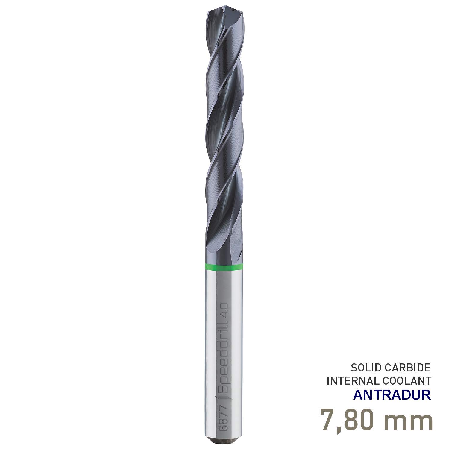 Maykestag Speeddrill 4.0 Universal Solid Carbide Drill 7.8mm 5xD ANTRADUR