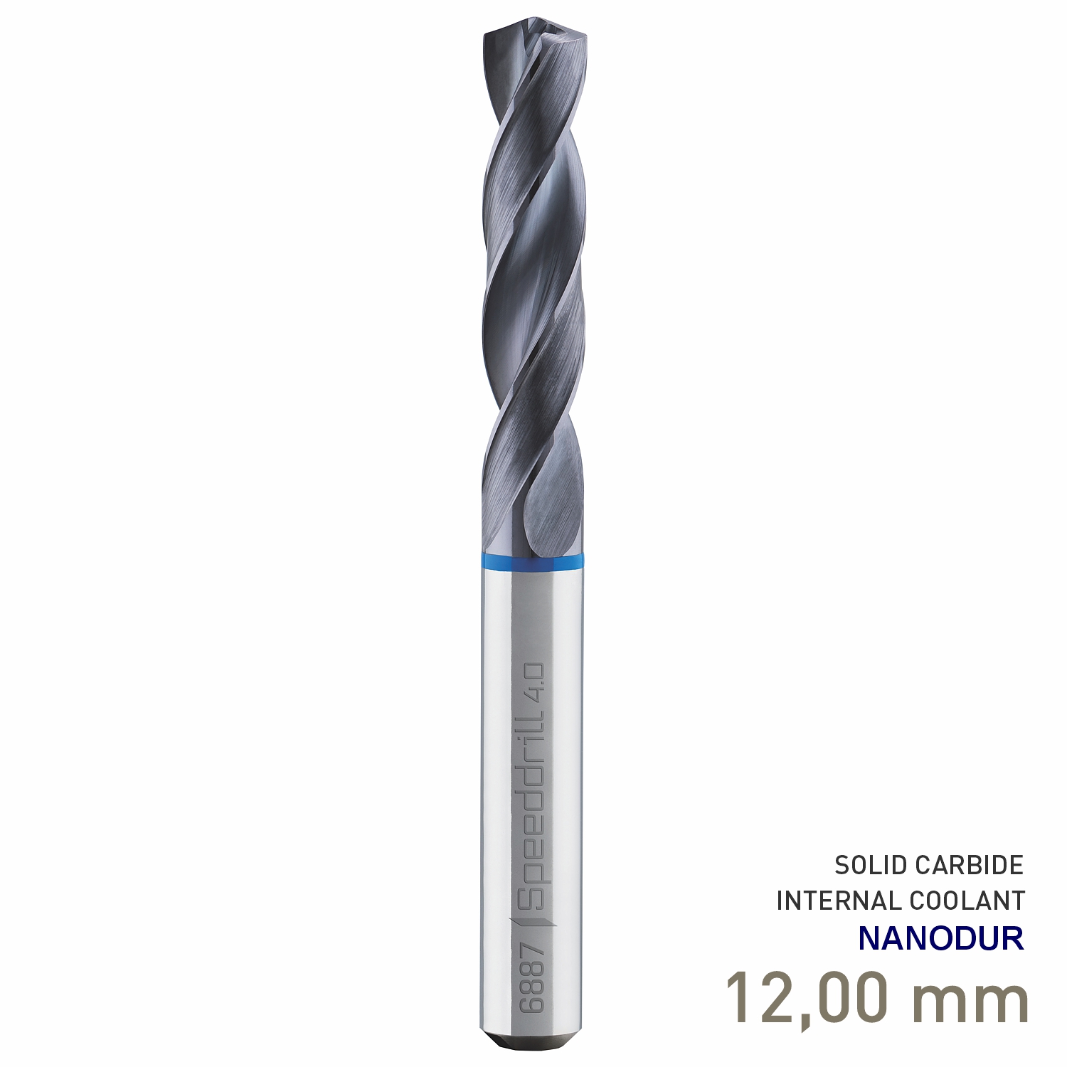 Maykestag Speeddrill 4.0-Inox HPC Solid Carbide Stub Drill 12mm 3xD