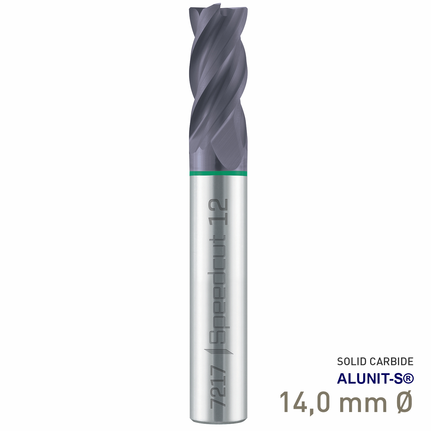 Maykestag Solid Carbide End Mill 14mm Speedcut Universal Long Series 4 Flute