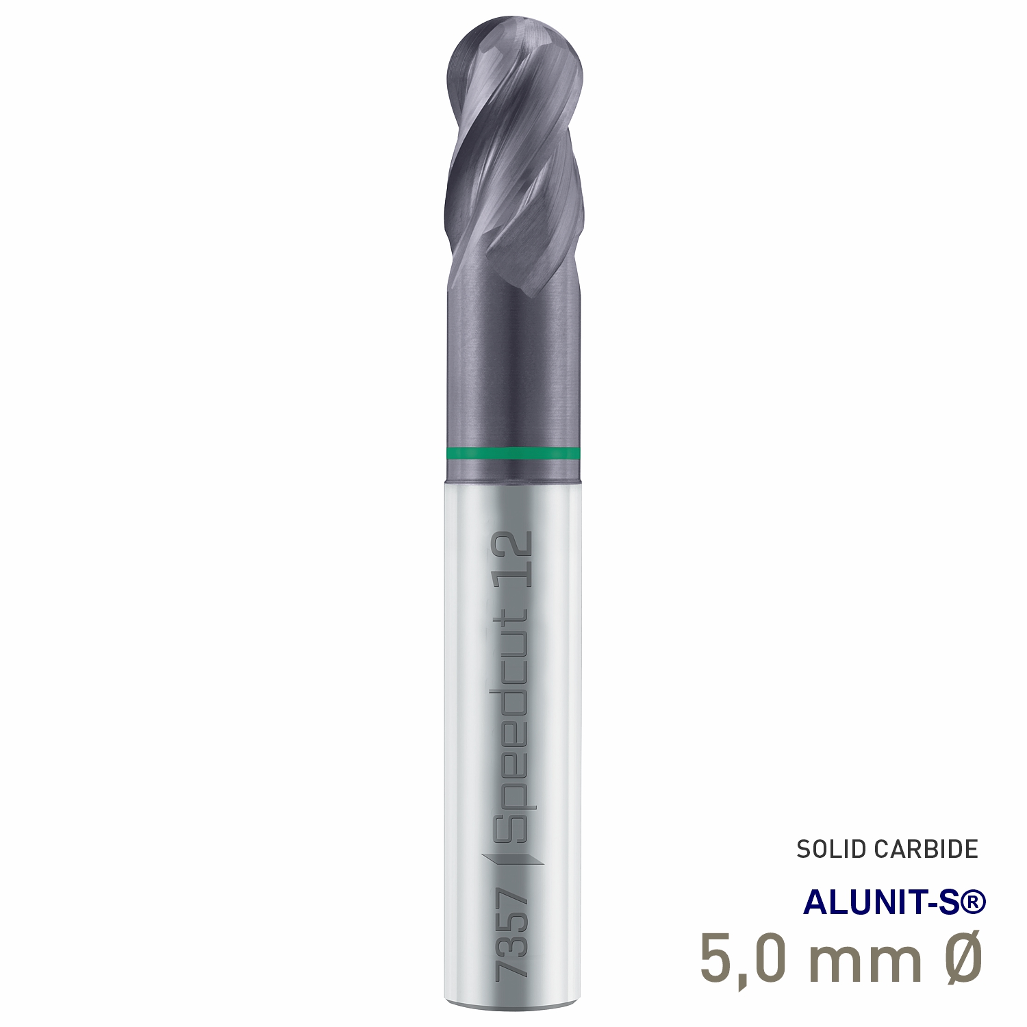 Scall Nose End Mill Sp Cut Univ. Z4 5.0 Din 6527lha Shank Din 6