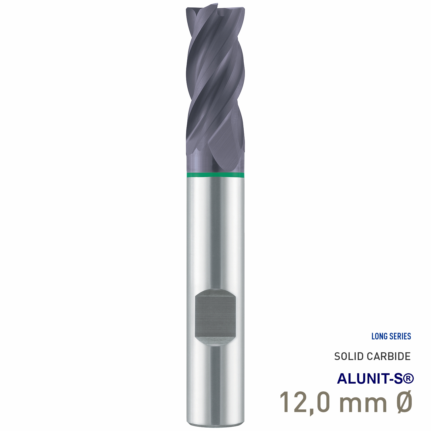 Maykestag Solid Carbide HPC End Mill 12mm Speedcut-Universal Long Series 4 Flute