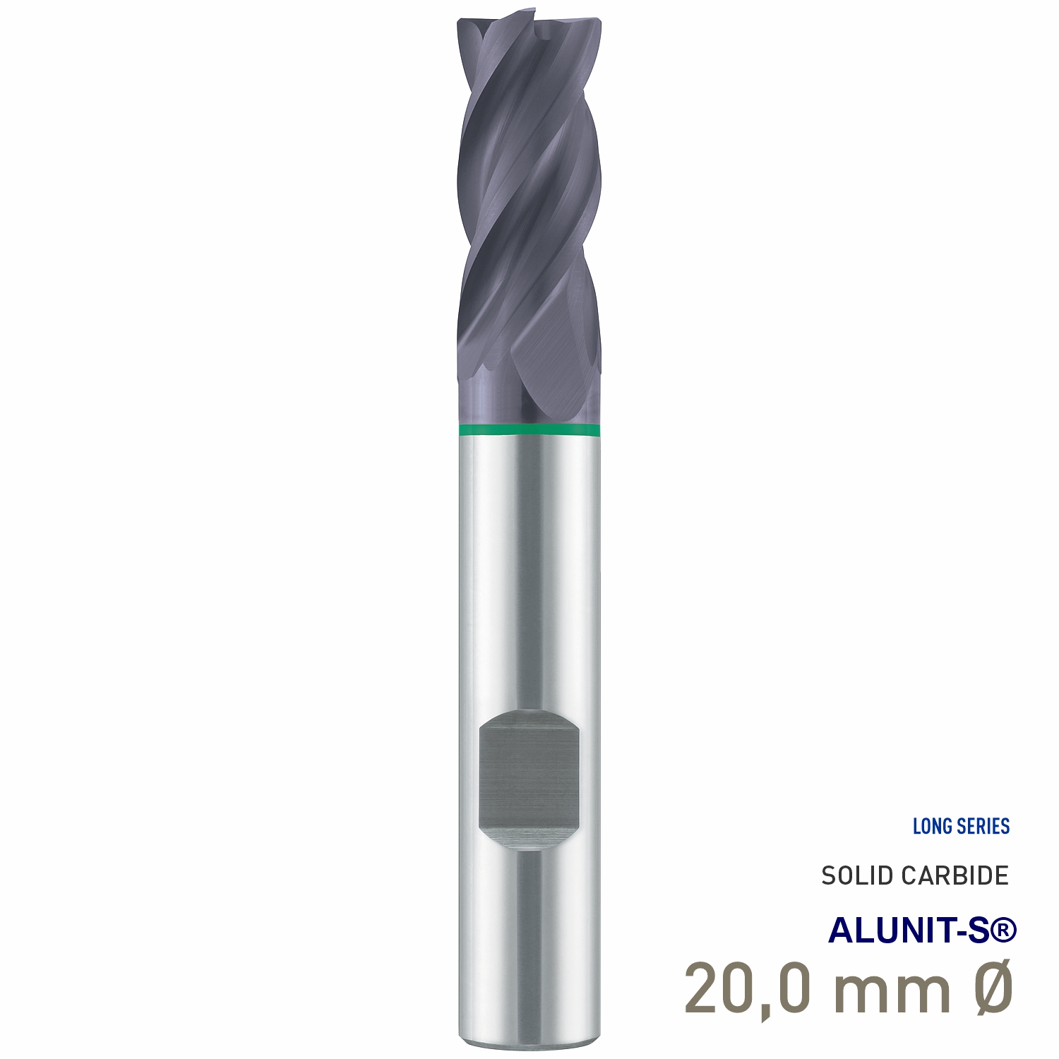 Maykestag Solid Carbide HPC End Mill 20mm Speedcut-Universal Long Series 4 Flute