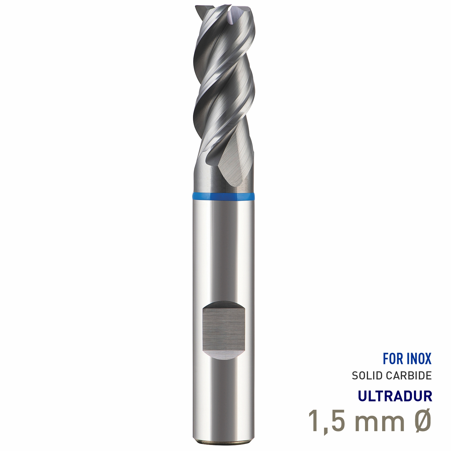 Maykestag Speedcut 4.0-Inox Solid Carbide HPC End Mill 1.5mm Long Series 3 Flute