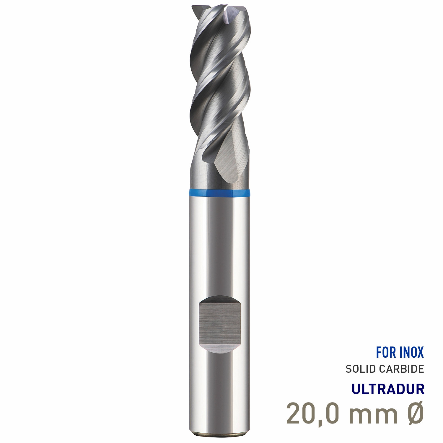 Maykestag Speedcut 4.0-Inox Solid Carbide HPC End Mill 20mm Long Series 3 Flute