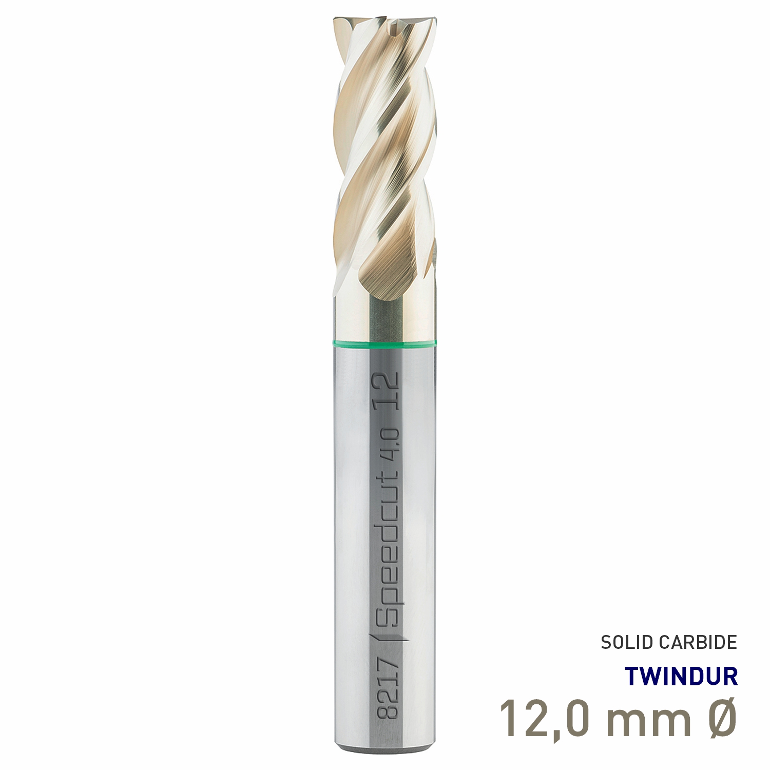 Maykestag Speedcut 4.0 Universal HPC Solid Carbide End Mill 12mm Long Series 4 Flute