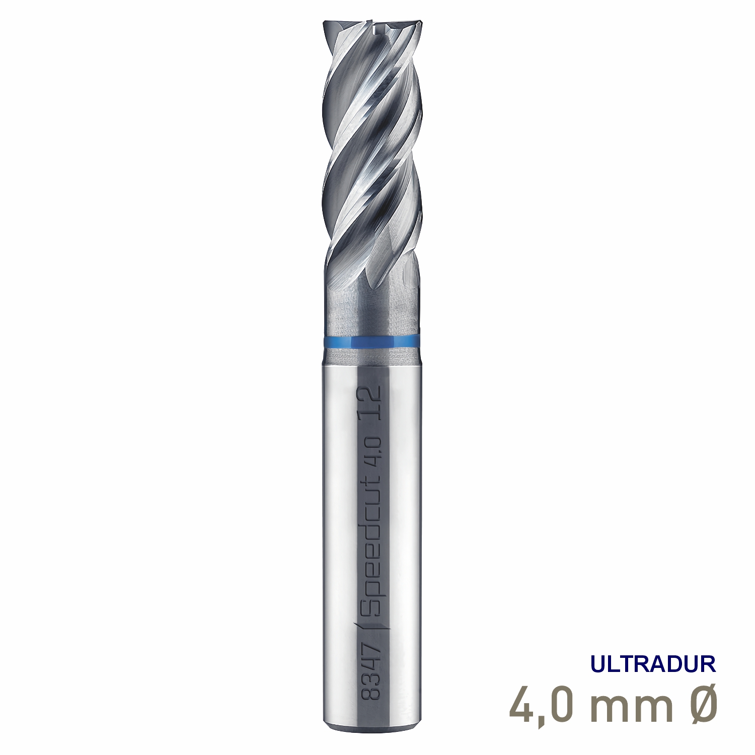 Maykestag VHM Speedcut 4.0-Inox HPC End Mill 4mm Long Series 4 Flute Ultradur