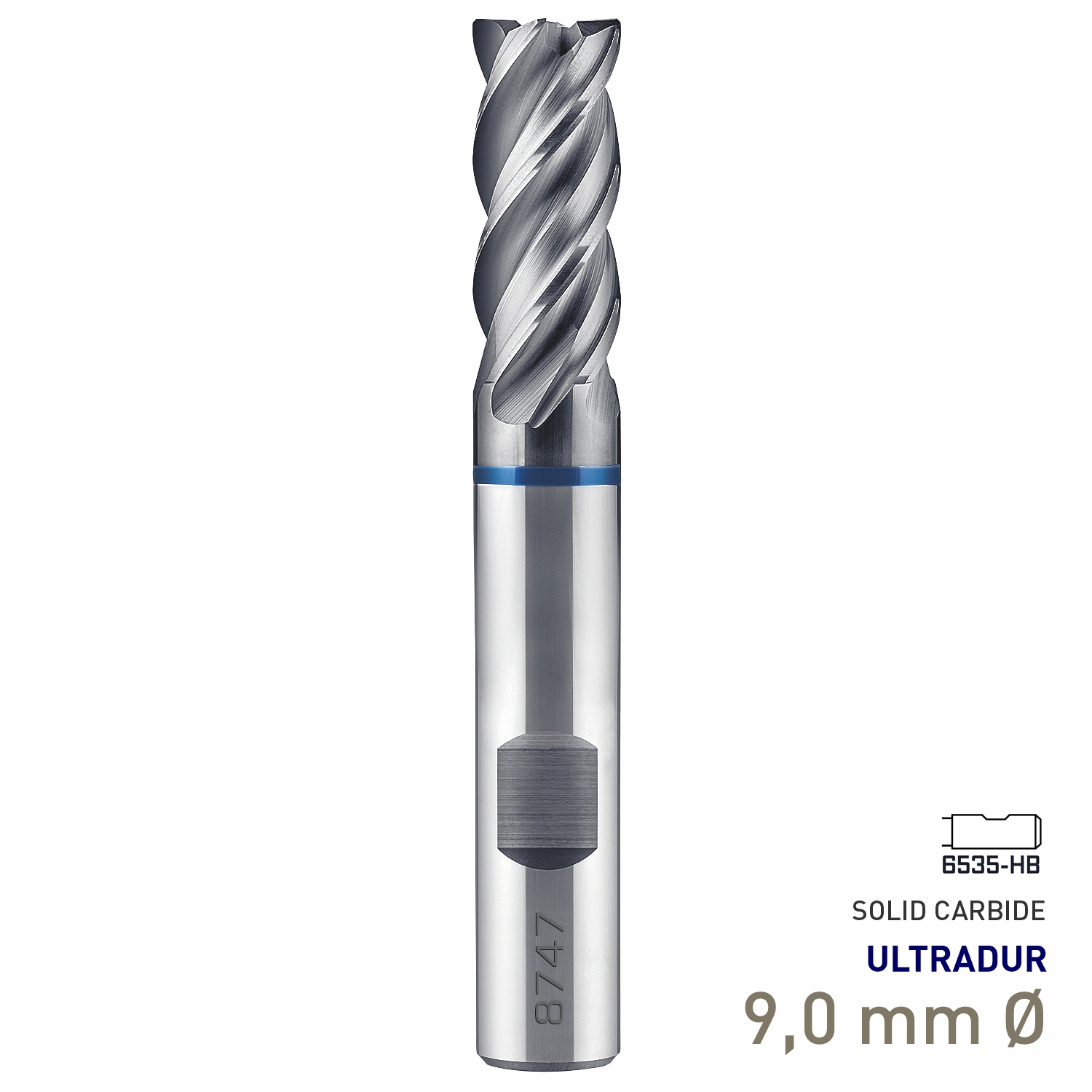 Maykestag Speedcut 4.0-Inox ULTRADUR HPC Solid Carbide End Mill 9mm Long Series 4 Flute