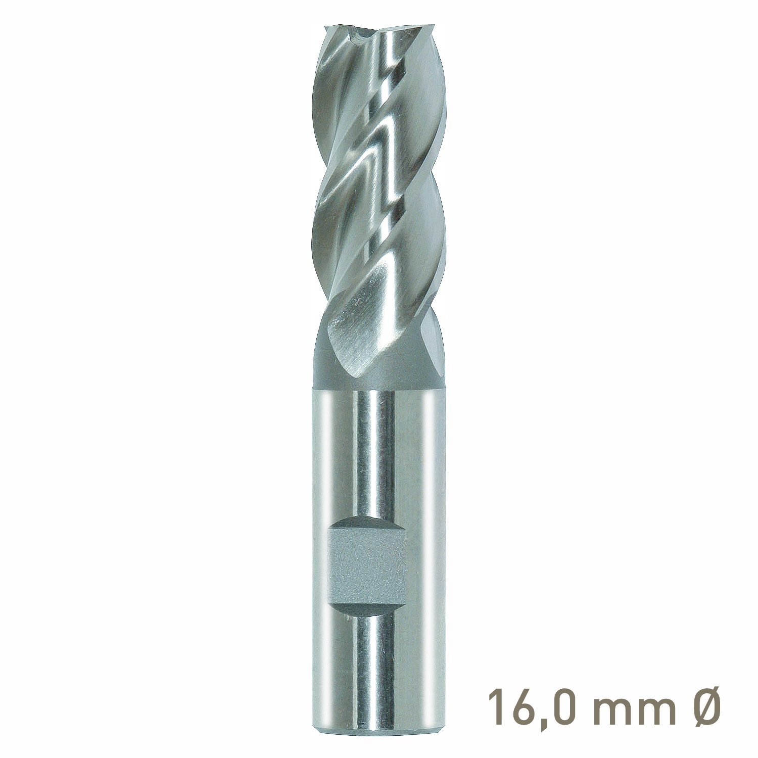 Maykestag HSS-Co8 end mill 16mm short series DIN 844 K