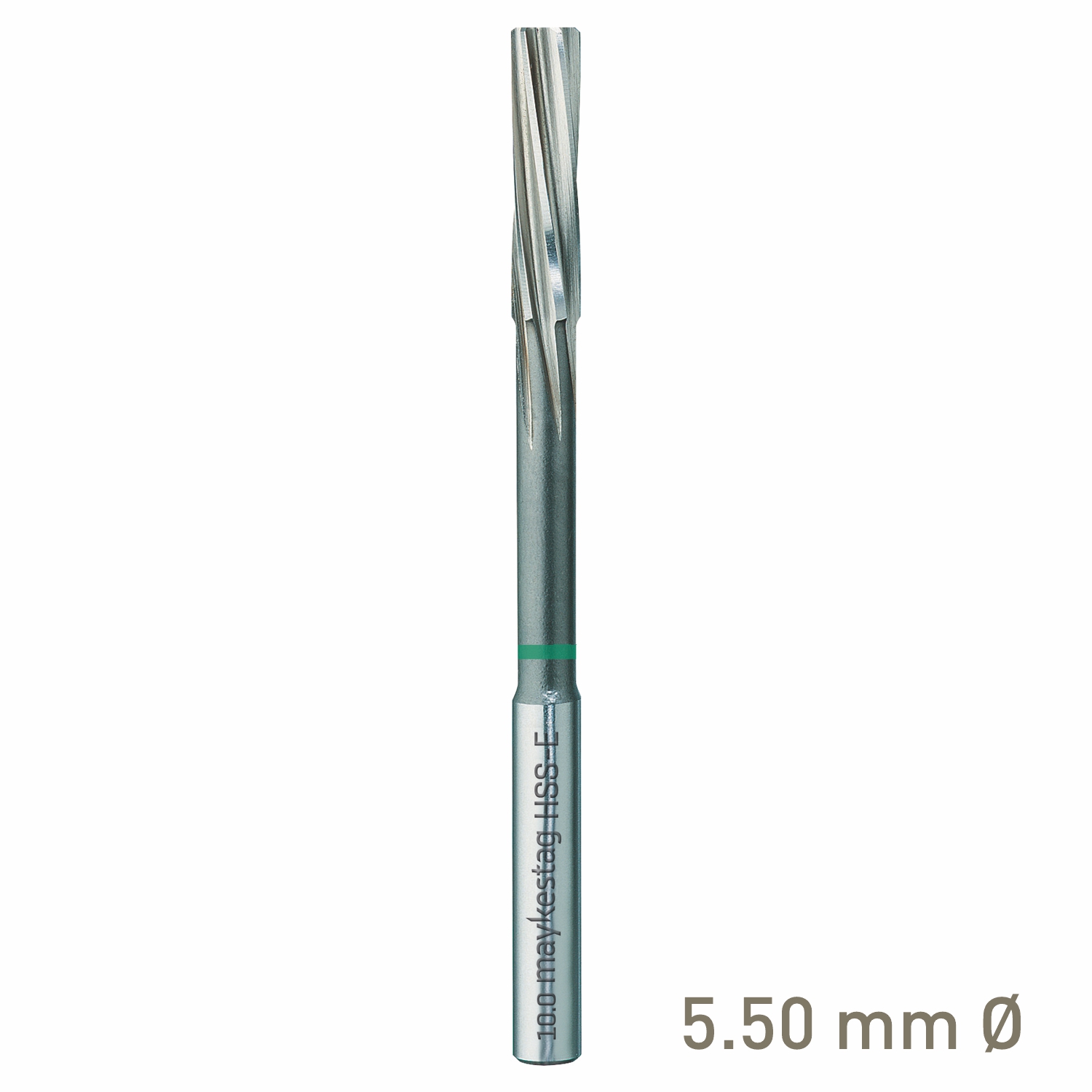 Hss Mach Reamer Z6 5.5 H7 L/h Spiral