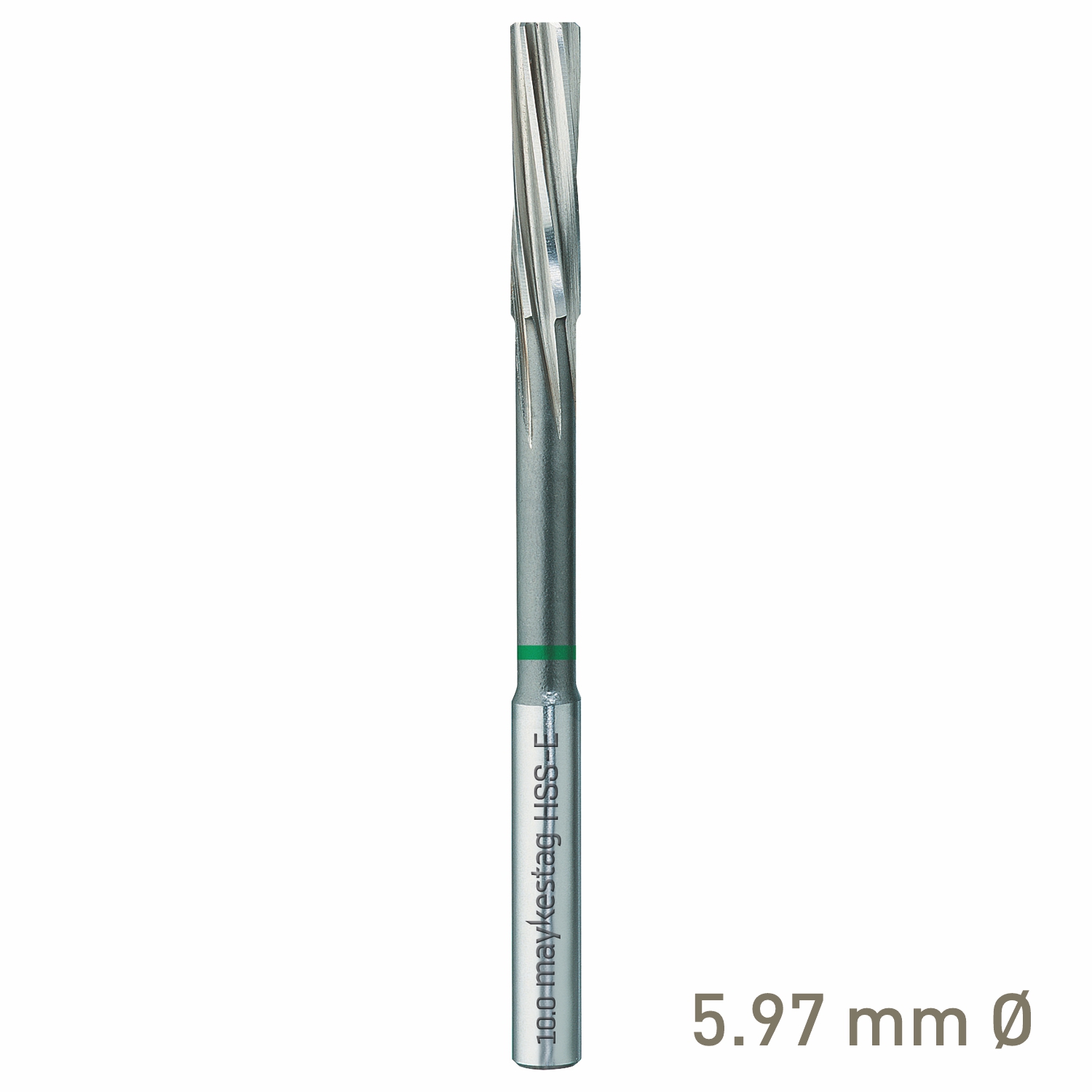 Maykestag HSS-E NC Machine Reamer 5.97mm Nominal Shank Form D