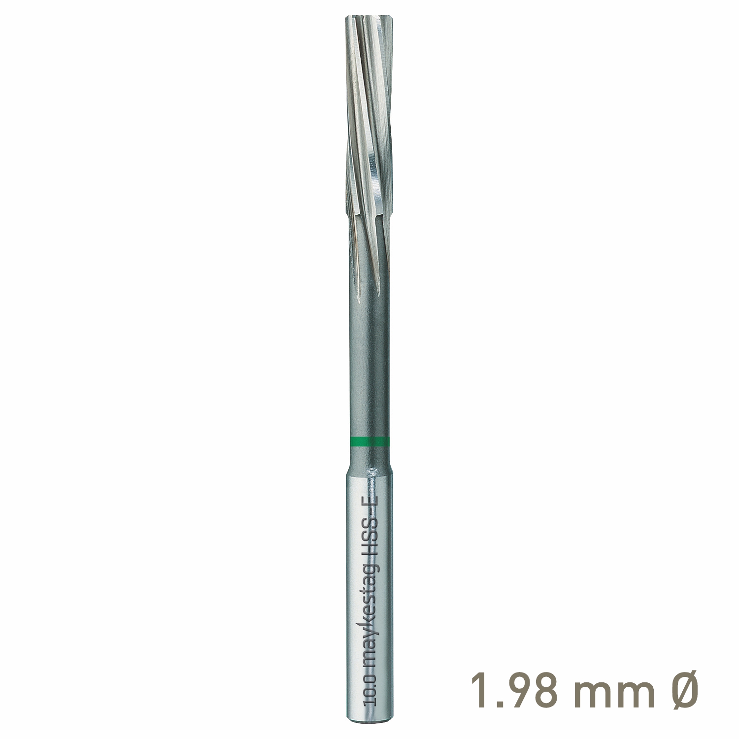 Maykestag HSS-E NC Machine Reamer 1.98mm Nominal Shank Form D