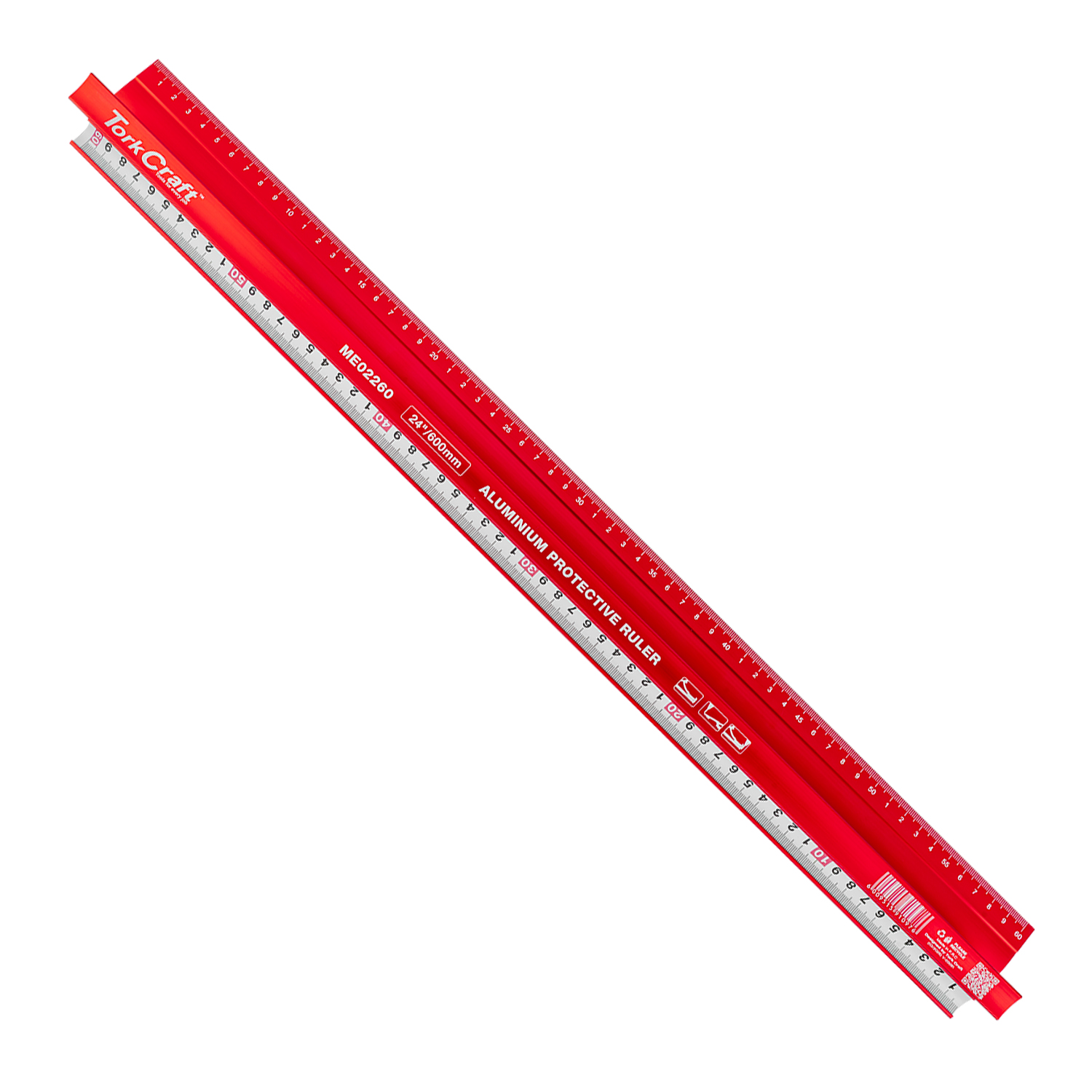 Aluminium Protective Ruler 600mm/24'