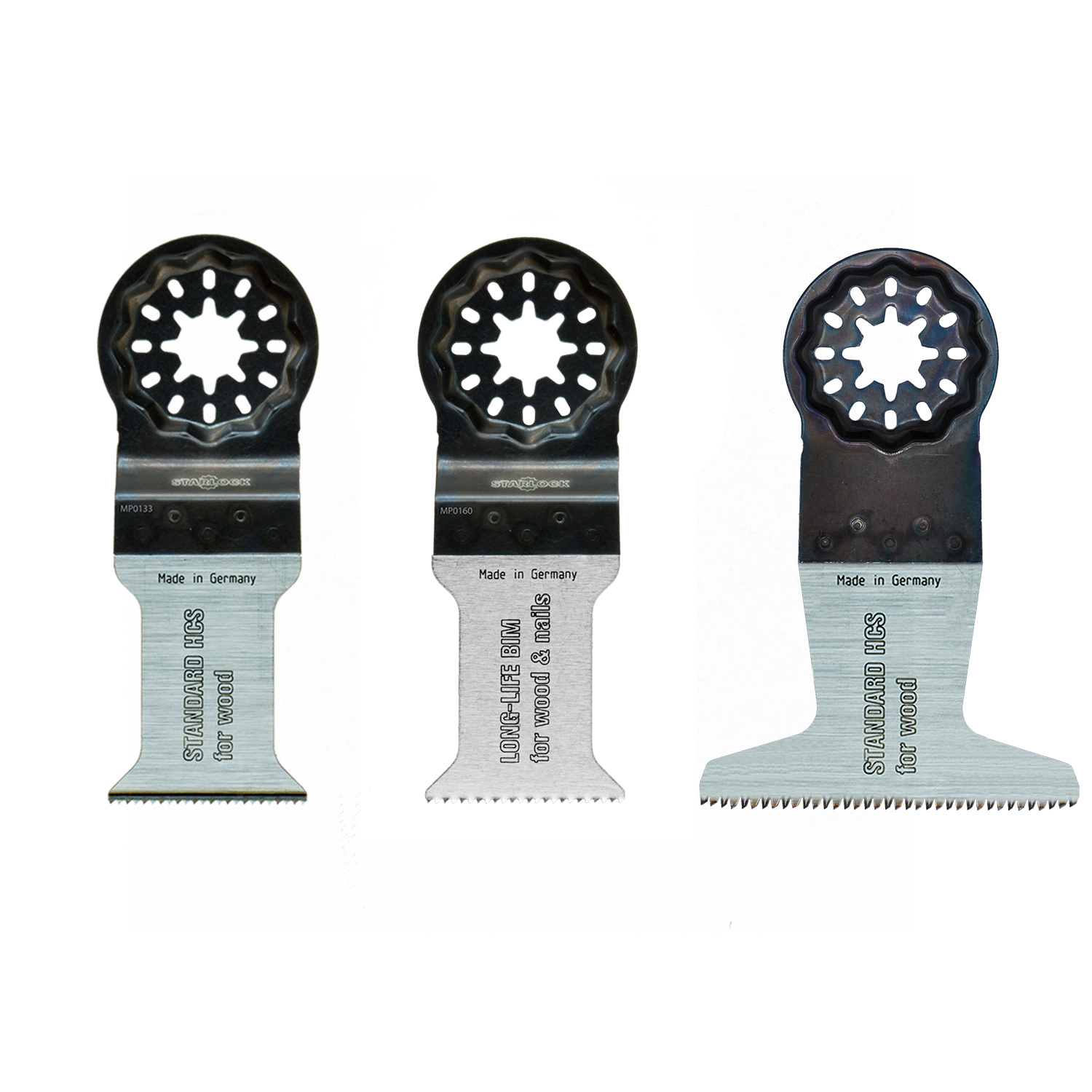 Mps Oscillating Saw Blade 3pc Set Mix Wood Starlock