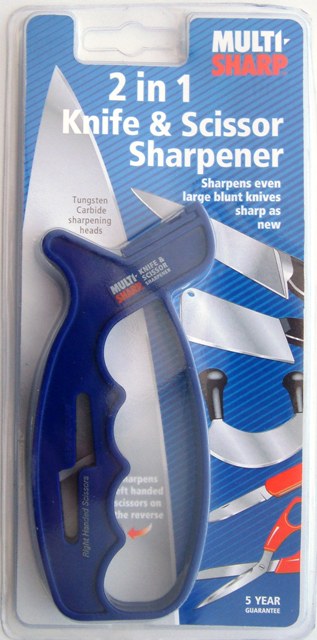 Multi-Sharp 2-In-1 Knife & Scissor Sharpener