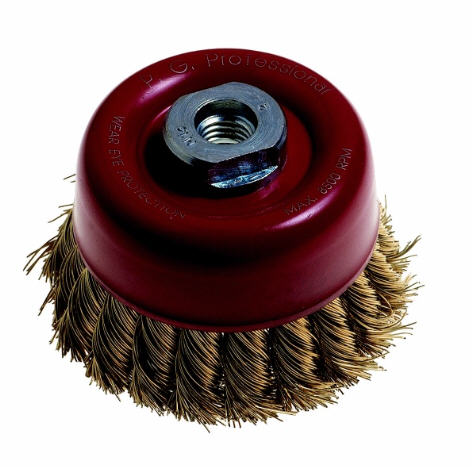 Wire Cup Brush Knotted 85mm14