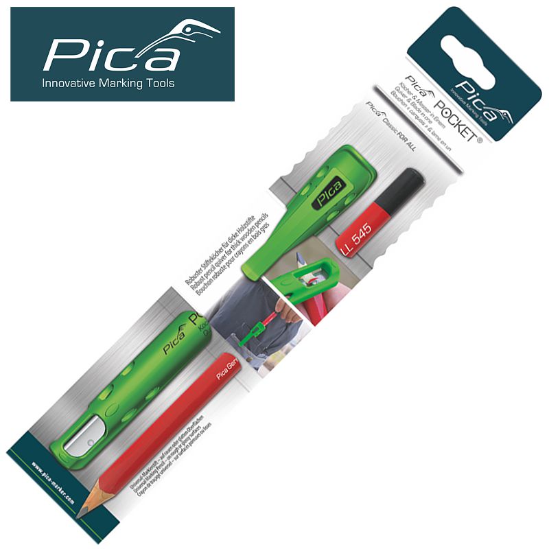 Pica Pocket C/w 1 For All Graphite 2b Marking Pencil In Blister