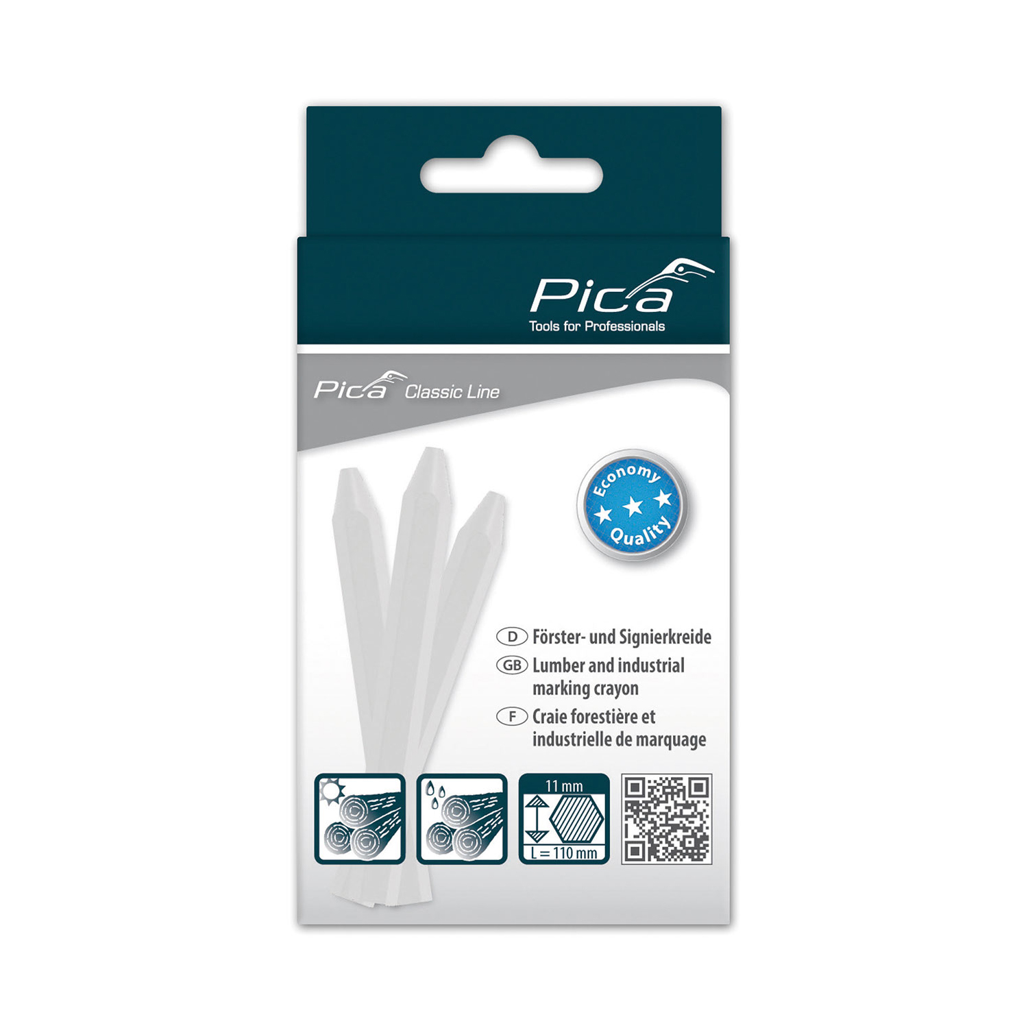 Marking Crayon Eco 11x110mm White