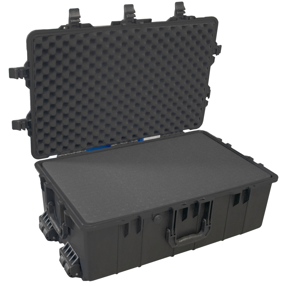 Plastic Case 797 X 518 X 313mm Od With Foam Black Case Water & Dust Pr