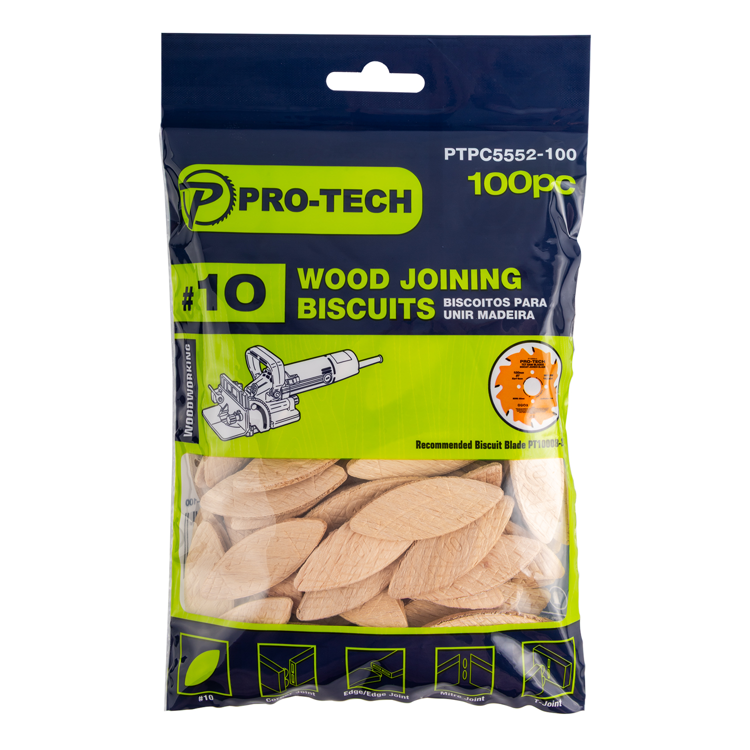 Pro-tech Biscuit Joining #10 100/pack