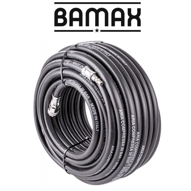 Rubber Air Hose 8mmx30m W.quick Coupler Bx15813r30