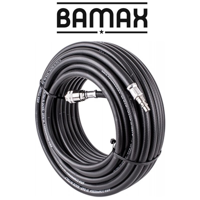 Rubber Air Hose 10mmx20m W.quick Coupler