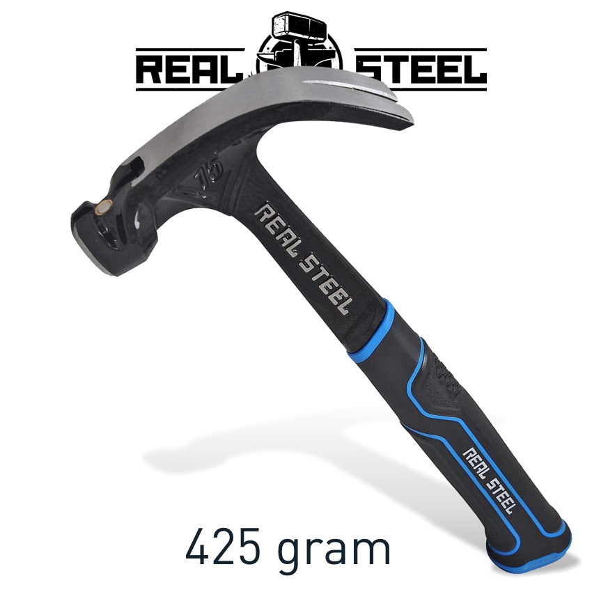 Hammer Claw Curved 425g 15oz All Steel Handle Real Steel