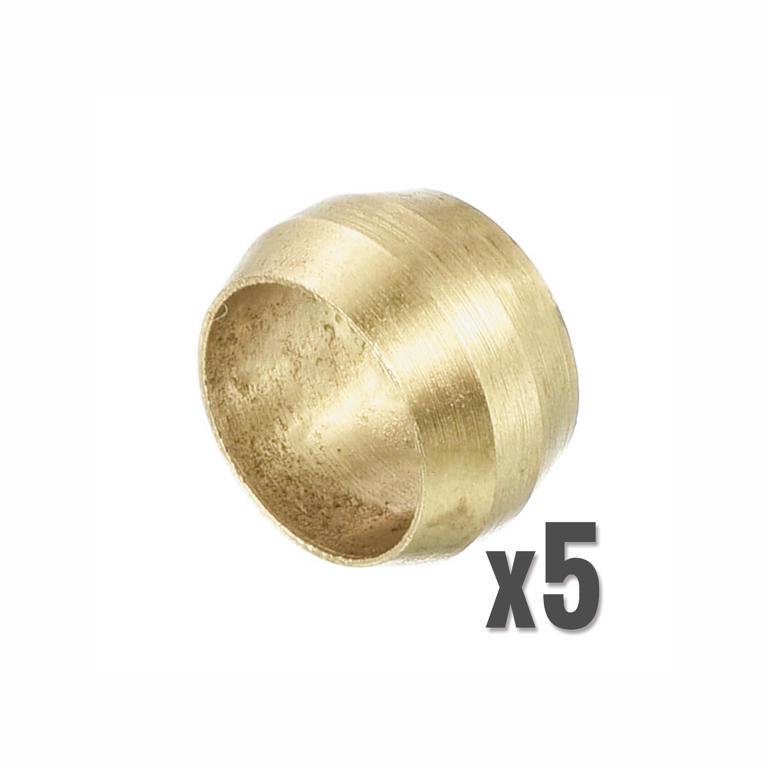 Ferrule Brass 5/32' 5pc Pack