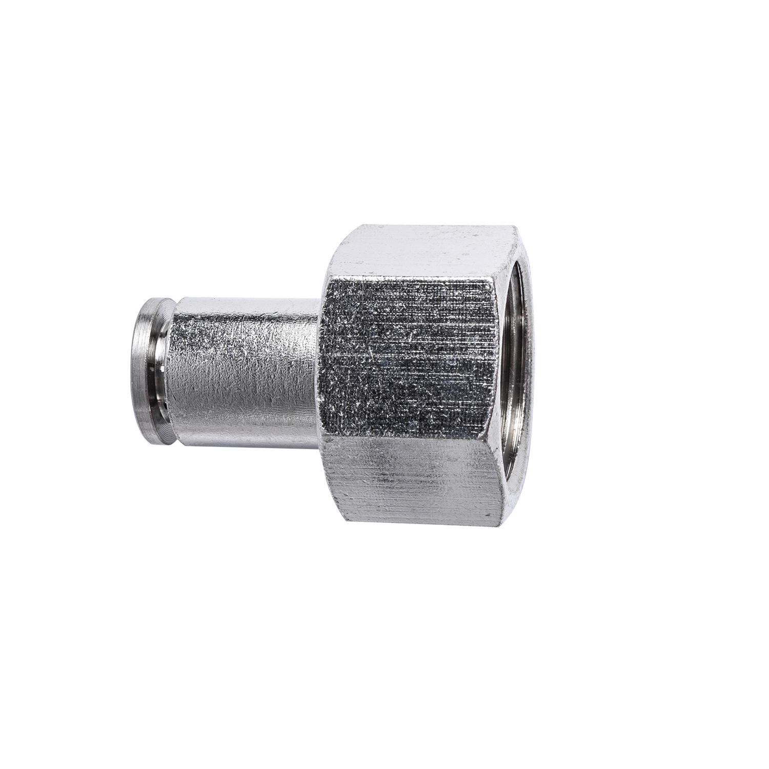 Metal Pu Fitting Straight 8mm 1/2' F