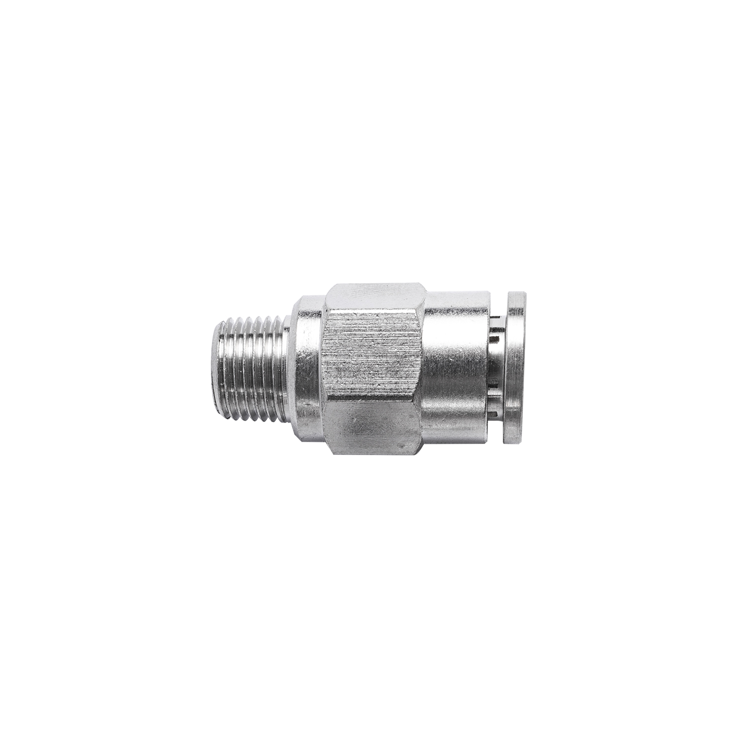 Metal Pu Fitting Straight 8mm X 1/8' M