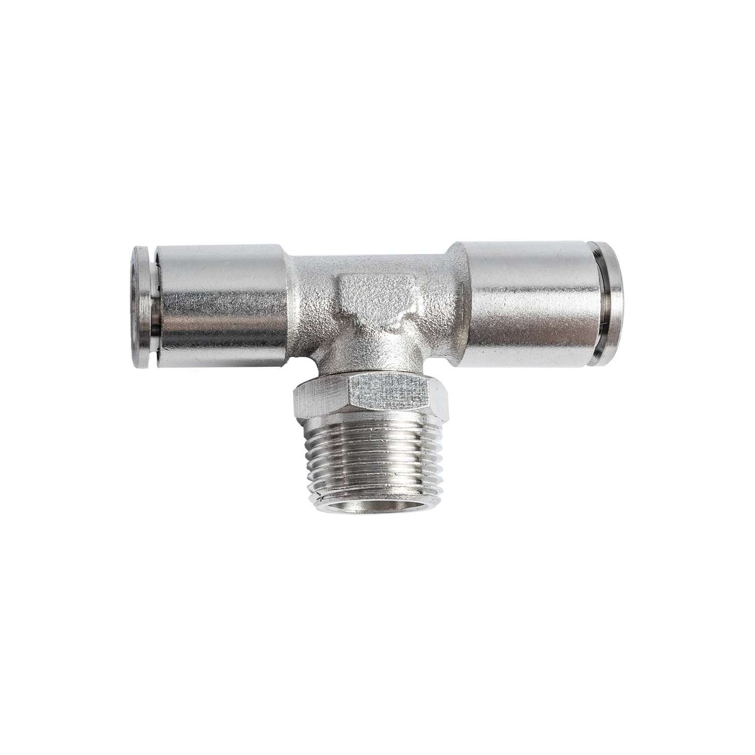 Metal Pu Fitting T-joint 10mm 3/8' M