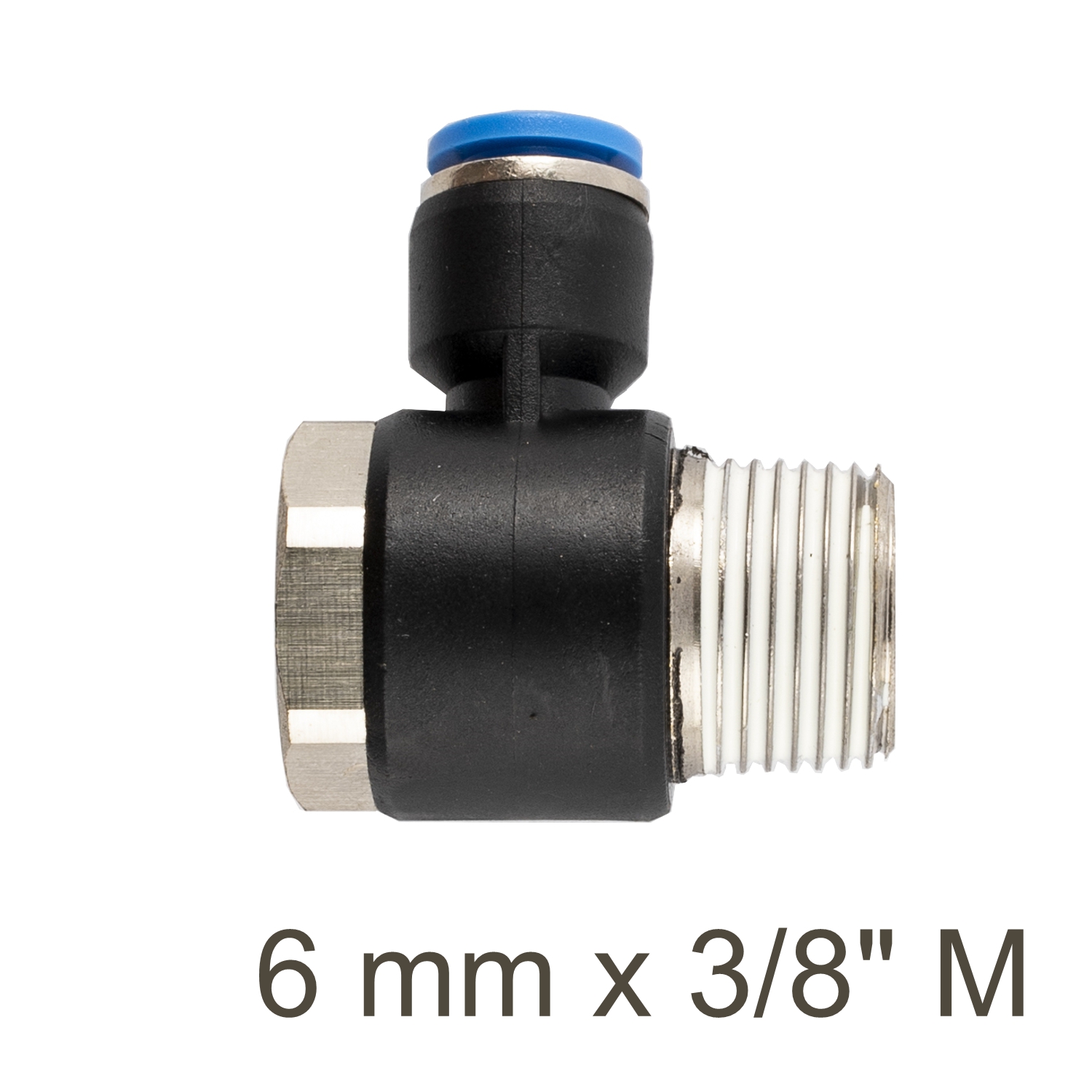 Swivel Elbow Pu 6mm X 3/8' M